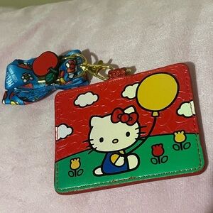 Today only!! Loungefly Sanrio Hello Kitty 50th Anniversary Lanyard new with tags